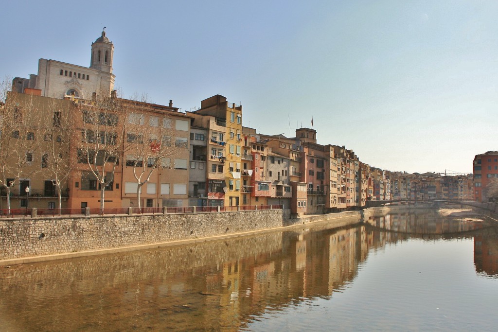 Foto: Ribera del rio Onyar - Girona (Cataluña), España