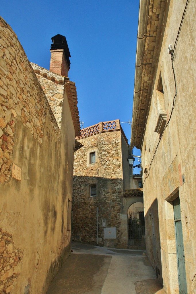 Foto: Vista del pueblo - Regencós (Girona), España