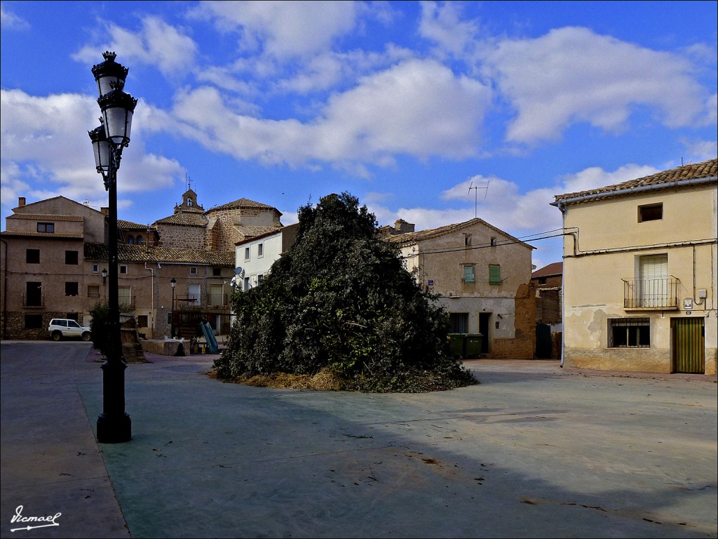 Foto: 120202-15 PIRA DE SAN BLAS - Alconchel De Ariza (Zaragoza), España