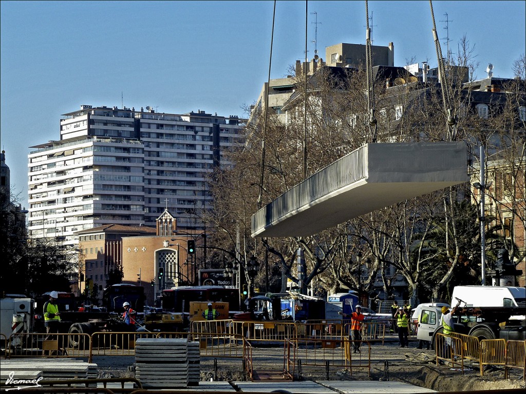 Foto: 120229-14 OBRAS TRANVIA - Zaragoza (Aragón), España