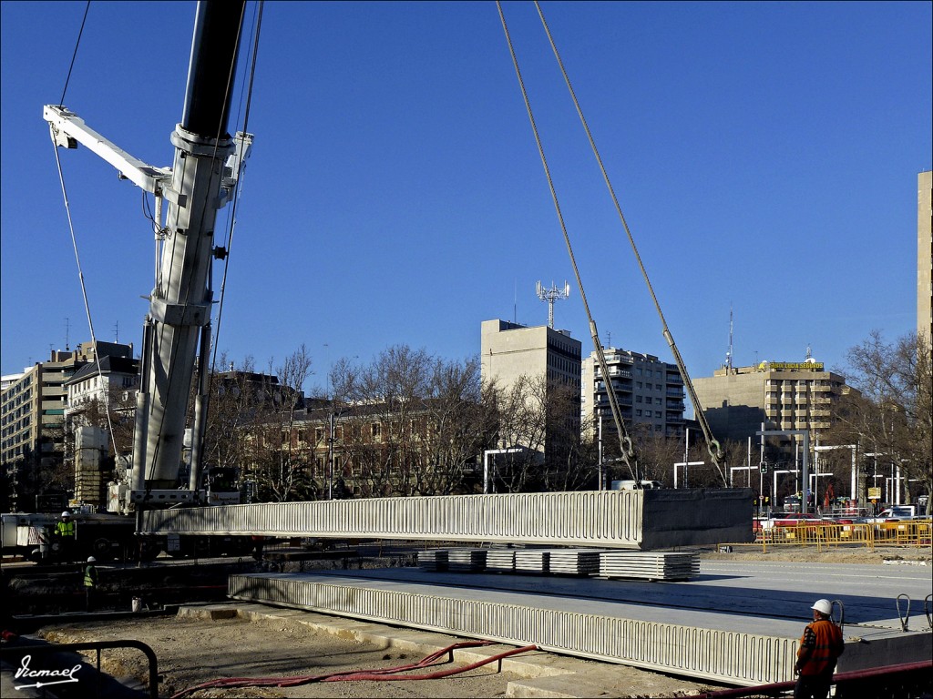 Foto: 120229-20 OBRAS TRANVIA - Zaragoza (Aragón), España