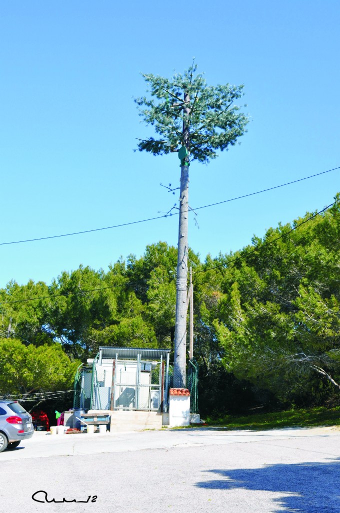 Foto: Antenas de tefonia y radio - Ibiza (Illes Balears), España