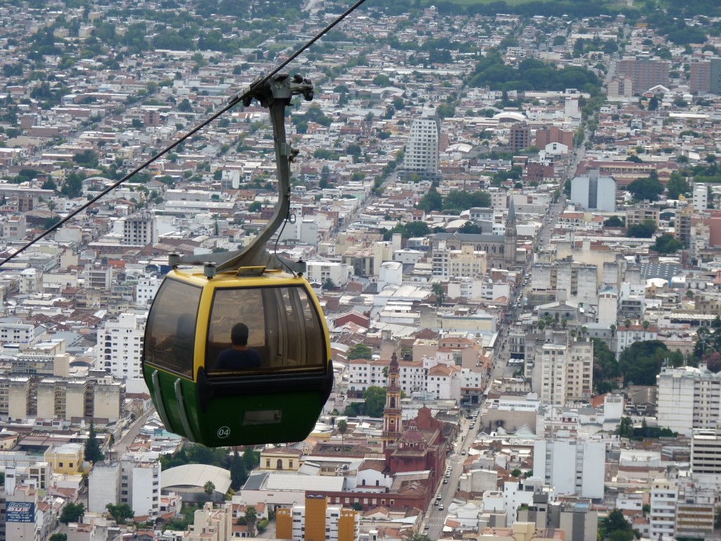 Foto: Vista desde el cerro San Bernardo - Salta, Argentina