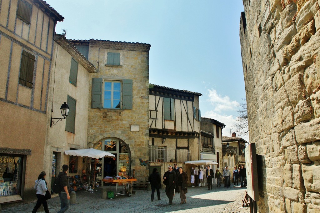 Foto: Interior de la ciudad medieval - Carcassonne (Languedoc-Roussillon), Francia