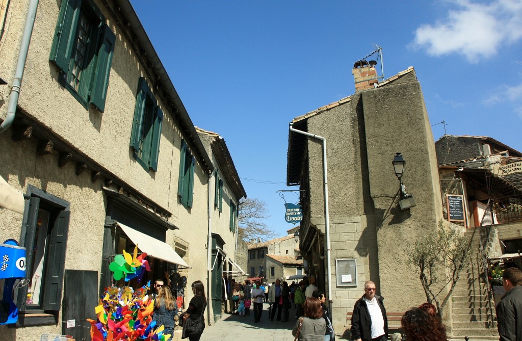 Foto: Interior de la ciudad medieval - Carcassonne (Languedoc-Roussillon), Francia