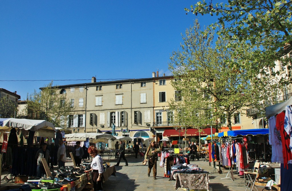 Foto: Plaza de la República - Limoux (Languedoc-Roussillon), Francia