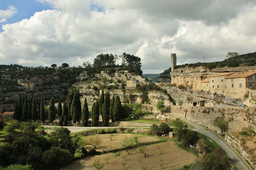 Foto: Vista del pueblo - Minerve (Languedoc-Roussillon), Francia