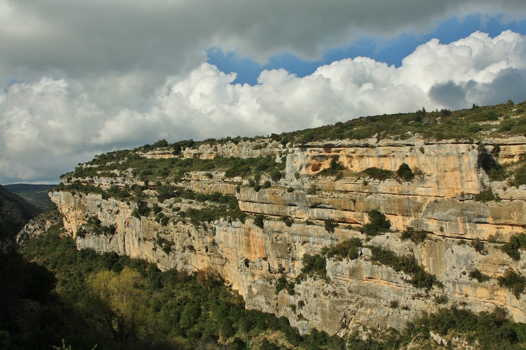 Foto: Desfiladero alrededor del pueblo - Minerve (Languedoc-Roussillon), Francia