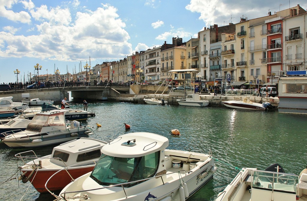 Foto: Canales de la ciudad - Sète (Languedoc-Roussillon), Francia