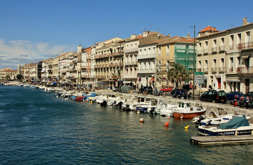 Foto: Canal de la ciudad - Sète (Languedoc-Roussillon), Francia