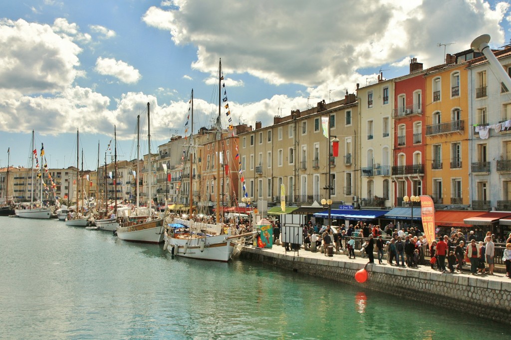 Foto: Canal de la ciudad - Sète (Languedoc-Roussillon), Francia