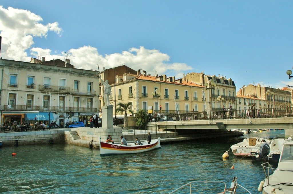 Foto: Canal de la ciudad - Sète (Languedoc-Roussillon), Francia