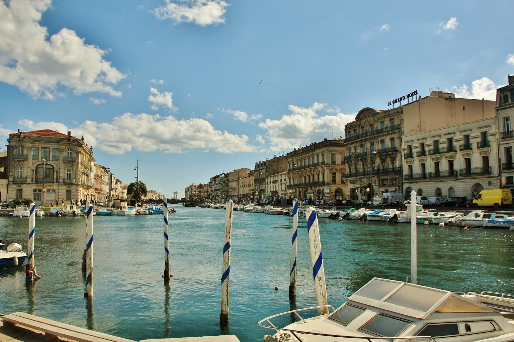 Foto: Canal de la ciudad - Sète (Languedoc-Roussillon), Francia