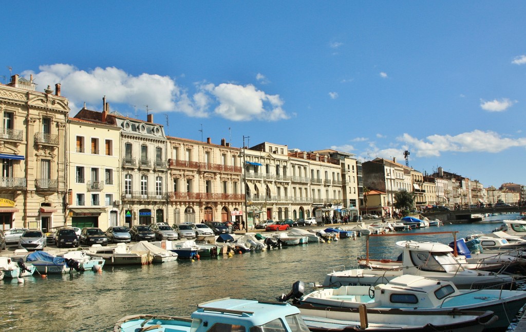 Foto: Canal de la ciudad - Sète (Languedoc-Roussillon), Francia