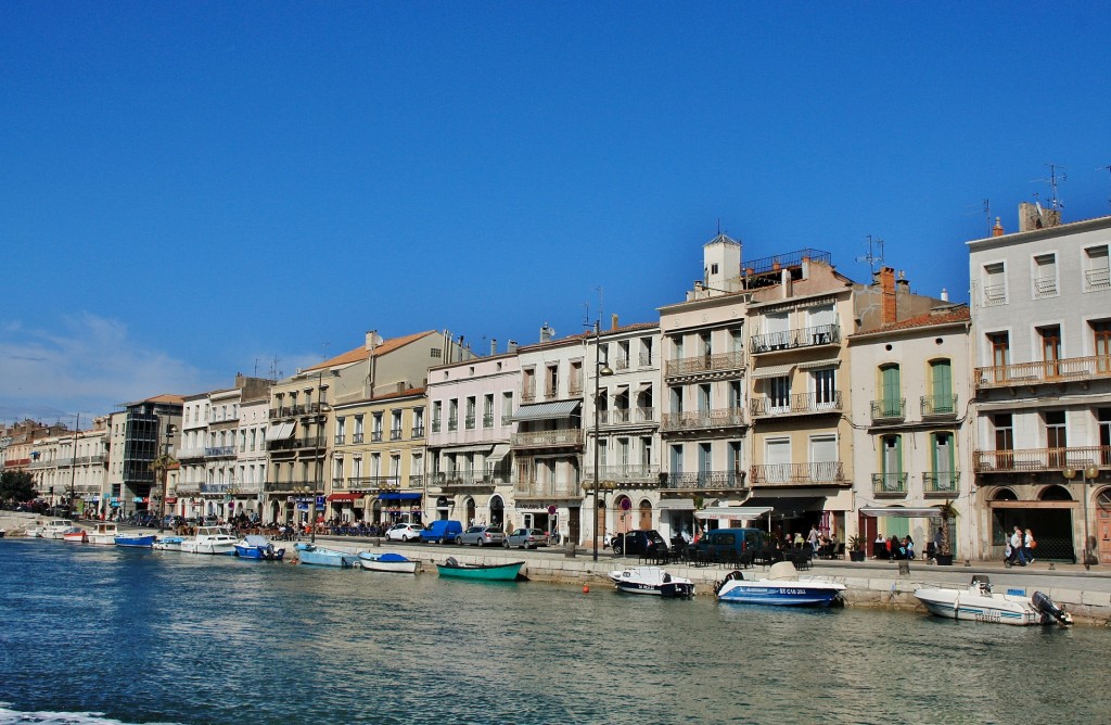 Foto: Canal de la ciudad - Sète (Languedoc-Roussillon), Francia