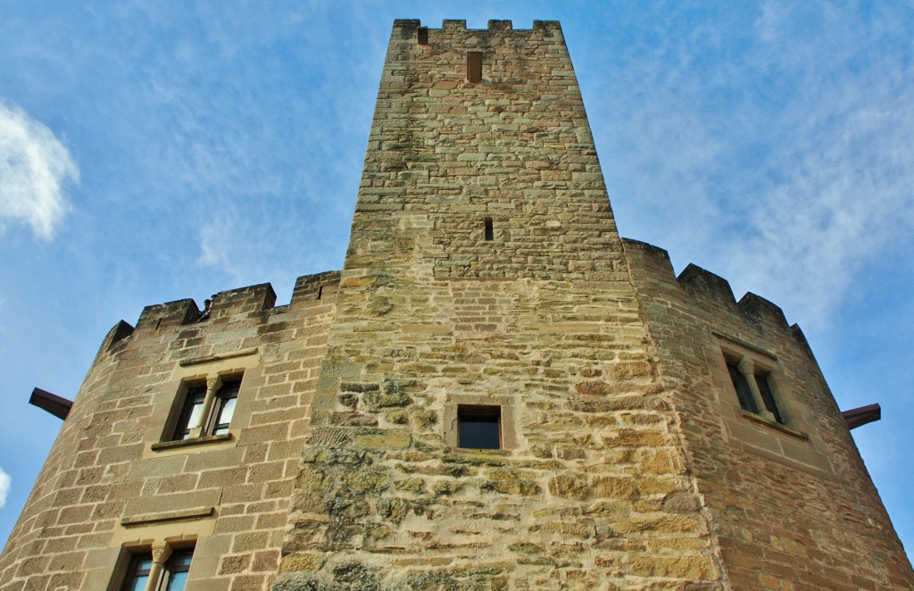 Foto: Torre del homenaje del castillo - Javier (Navarra), España