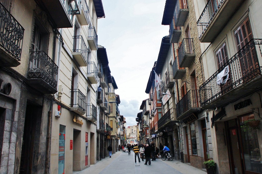 Foto: Calle Mayor - Sangüesa (Navarra), España