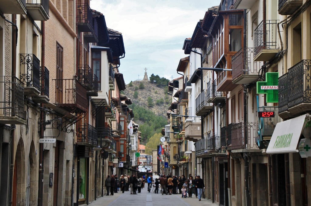 Foto: Calle Mayor - Sangüesa (Navarra), España