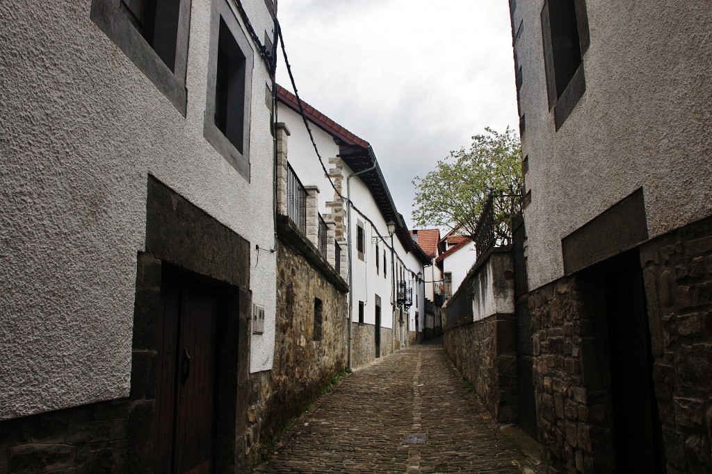 Foto: Vista del pueblo - Ochagavía (Navarra), España