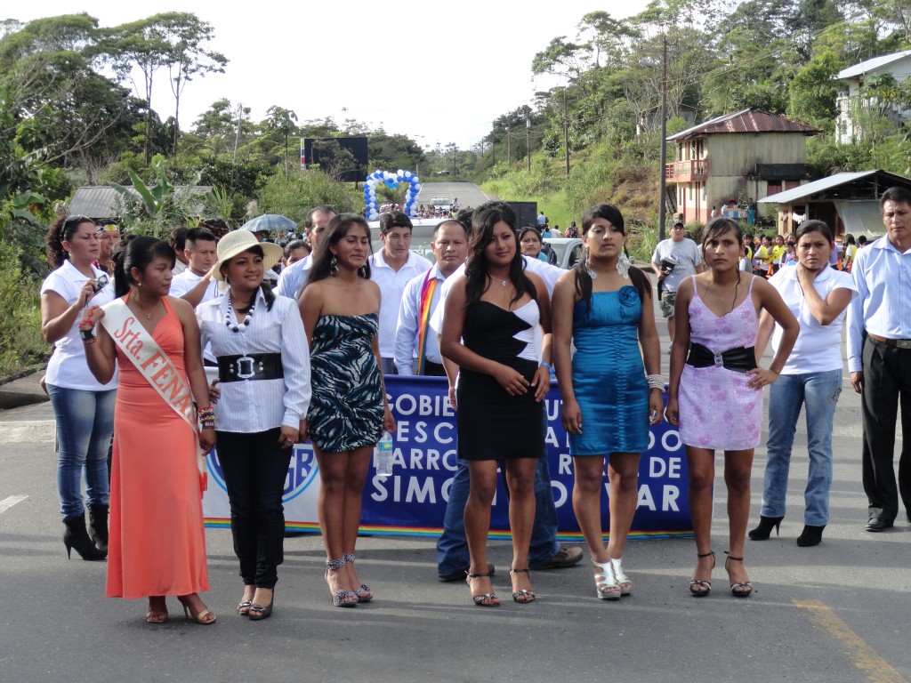 Foto: Candidatas - Simón Bolívar (Mushullacta) (Pastaza), Ecuador