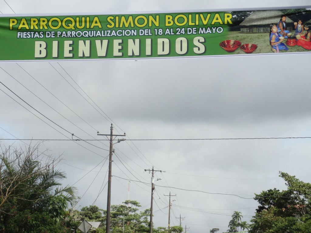 Foto: Valla - Simón Bolívar (Mushullacta) (Pastaza), Ecuador