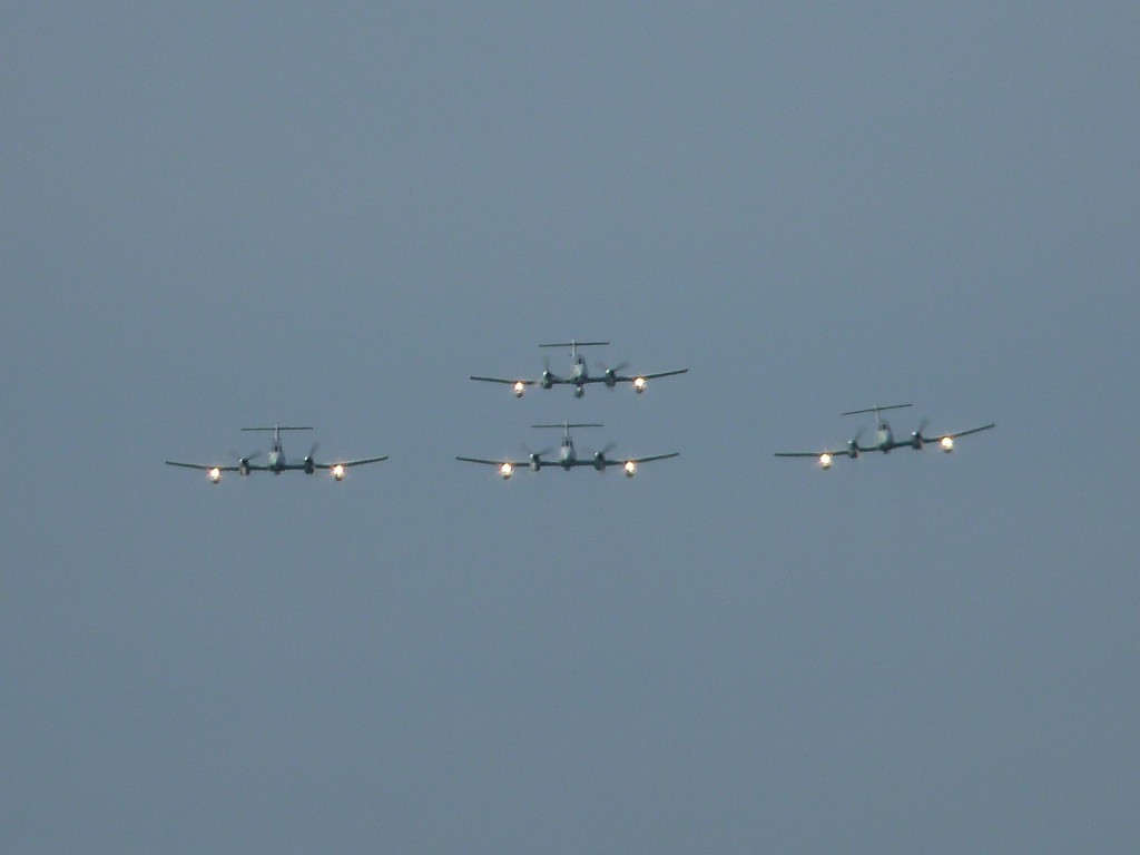 Foto: Escuadrón de aviones Pucará - Mar del Plata (Buenos Aires), Argentina