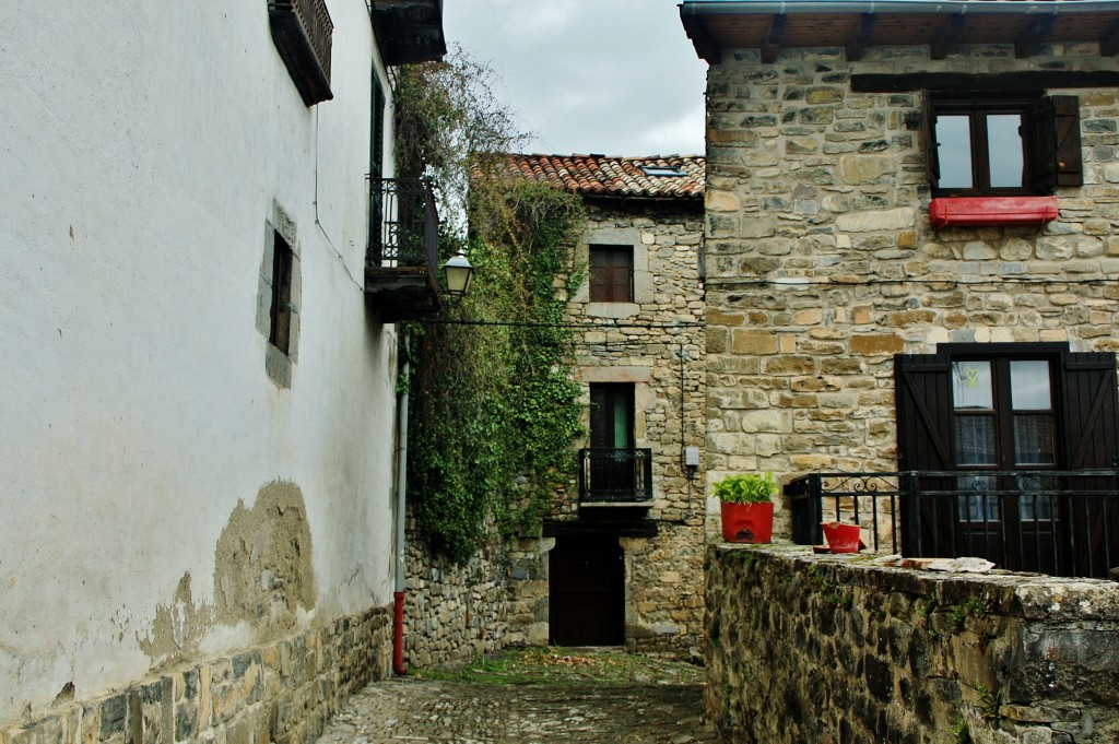 Foto: Vista del pueblo - Roncal (Navarra), España