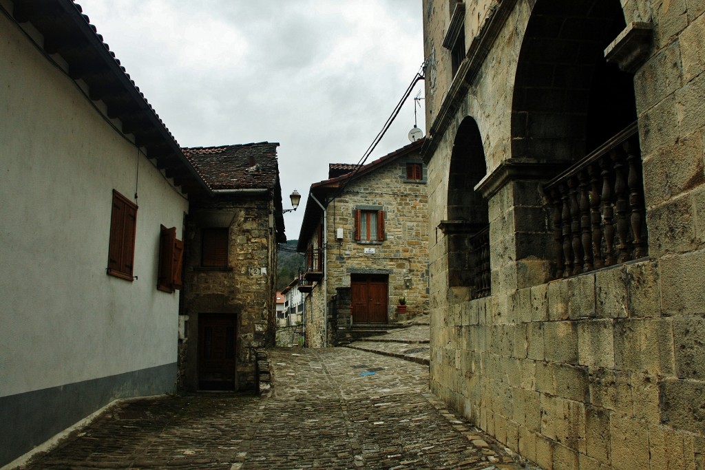 Foto: Vista del pueblo - Roncal (Navarra), España