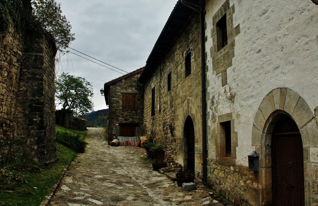 Foto: Vista del pueblo - Roncal (Navarra), España