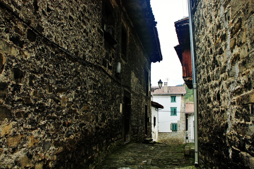 Foto: Vista del pueblo - Roncal (Navarra), España