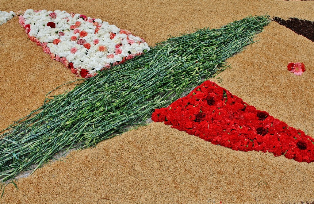 Foto: Alfombras de flores - La Garriga (Barcelona), España