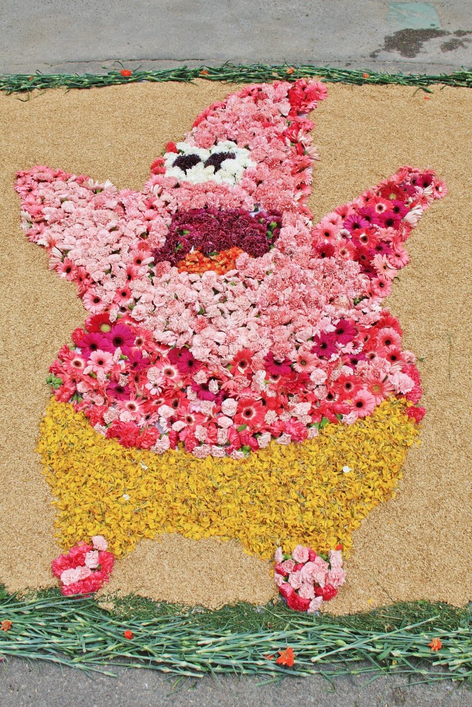 Foto: Alfombras de flores - La Garriga (Barcelona), España