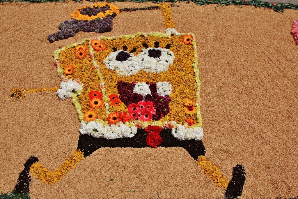 Foto: Alfombras de flores - La Garriga (Barcelona), España