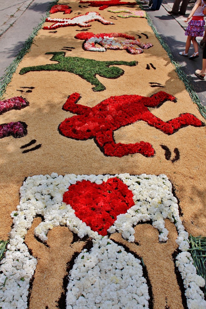 Foto: Alfombras de flores - La Garriga (Barcelona), España