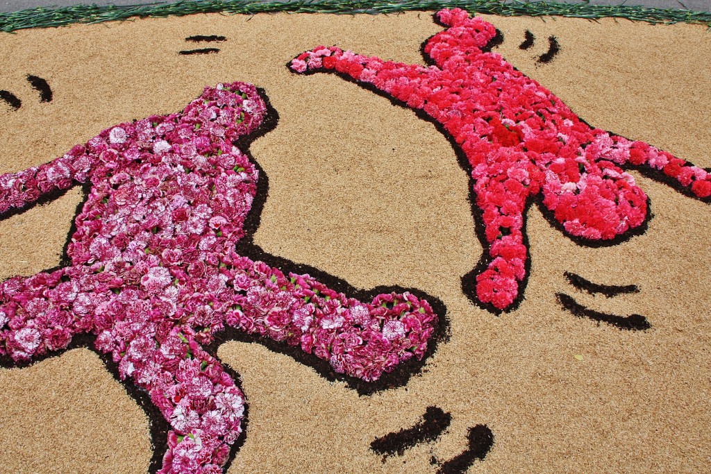 Foto: Alfombras de flores - La Garriga (Barcelona), España