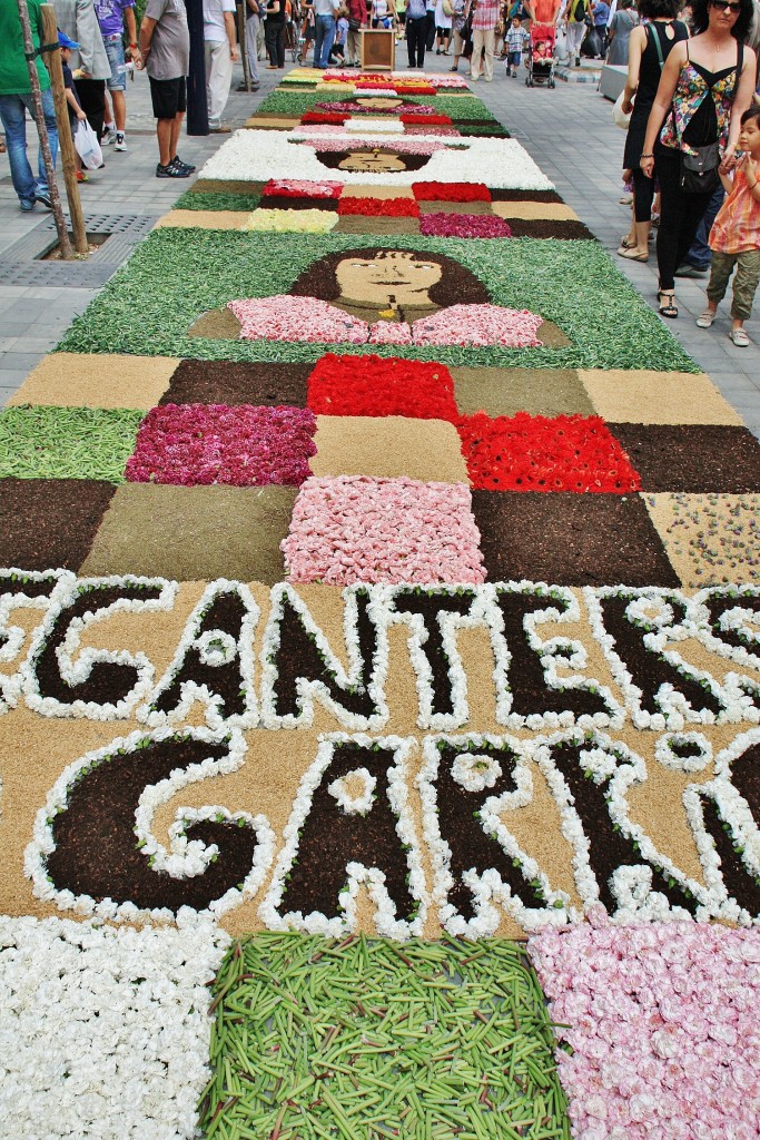 Foto: Alfombras de flores - La Garriga (Barcelona), España