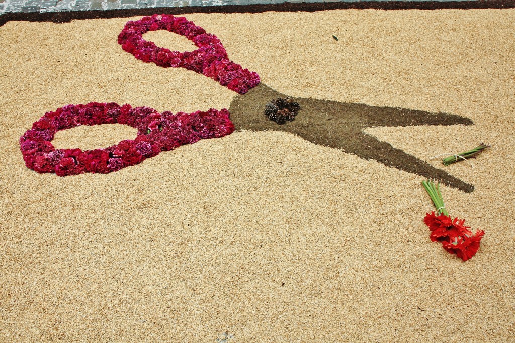 Foto: Alfombras de flores - La Garriga (Barcelona), España