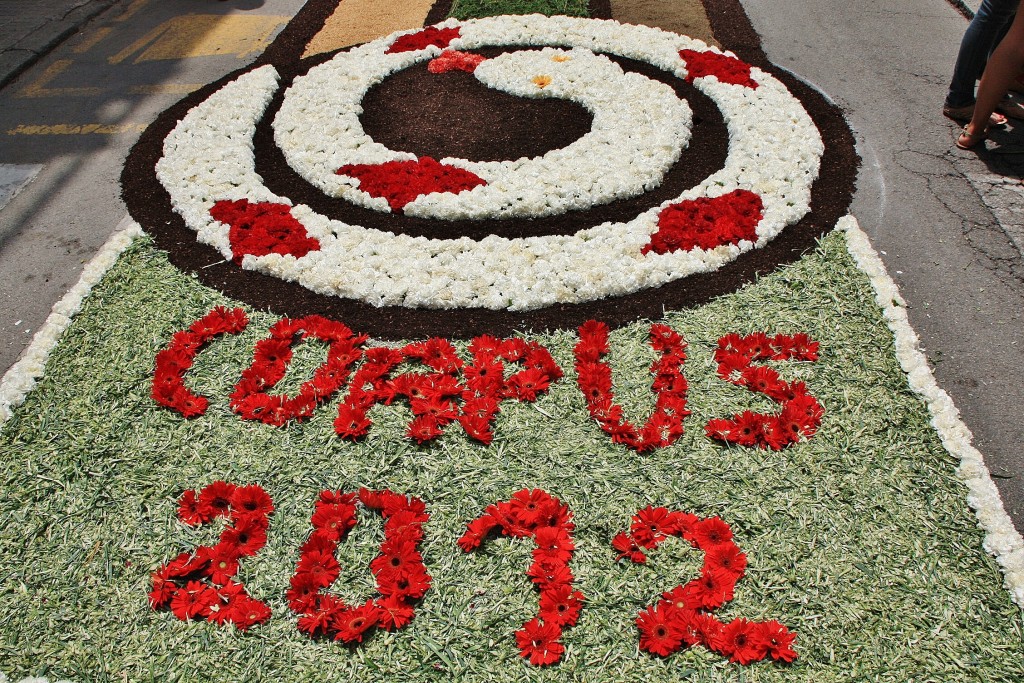 Foto: Alfombras de flores - La Garriga (Barcelona), España