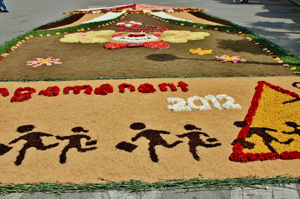 Foto: Alfombras de flores - La Garriga (Barcelona), España