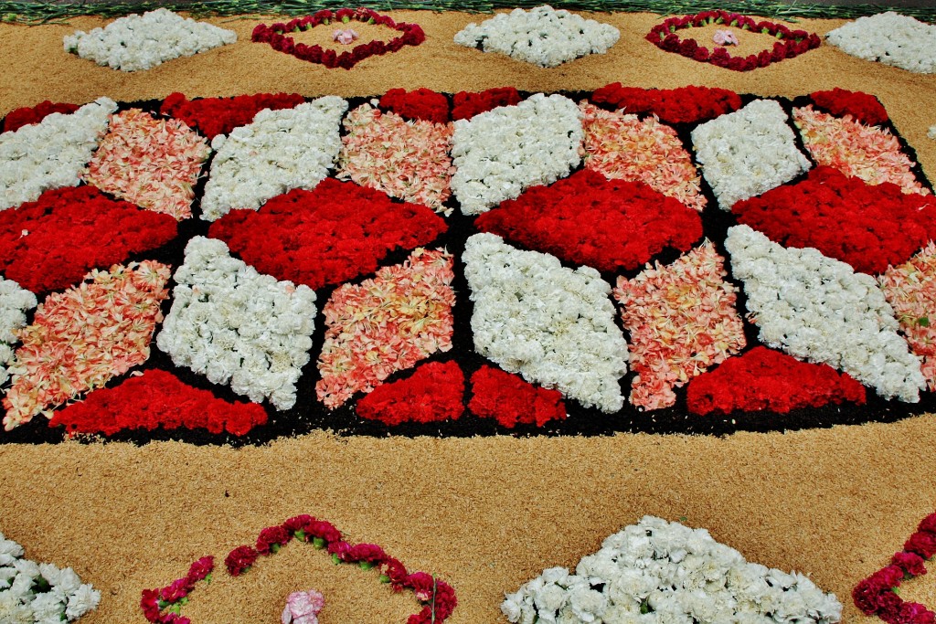 Foto: Alfombras de flores - La Garriga (Barcelona), España