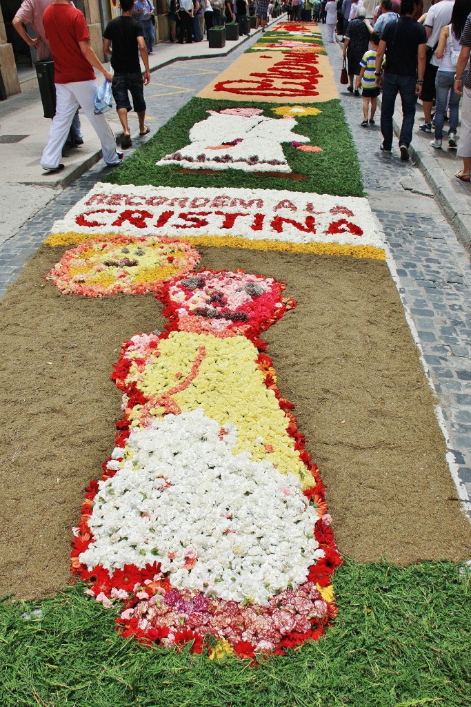 Foto: Alfombras de flores - La Garriga (Barcelona), España