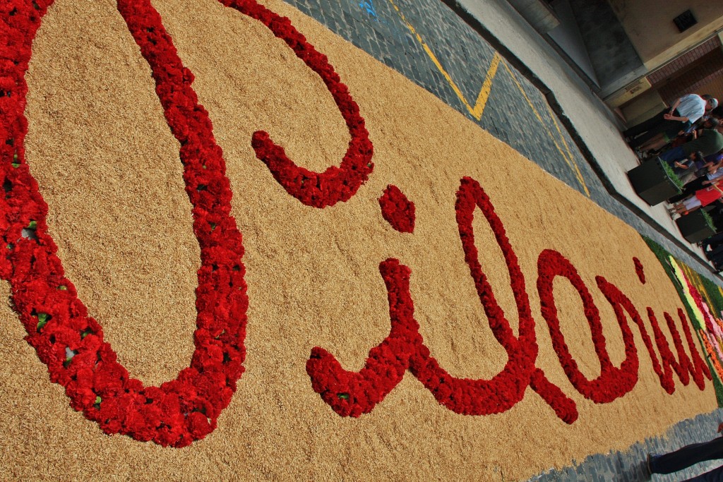 Foto: Alfombras de flores - La Garriga (Barcelona), España