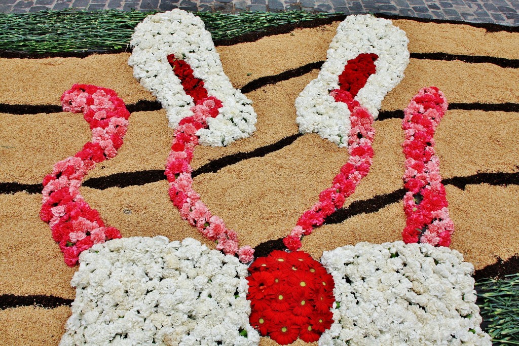 Foto: Alfombras de flores - La Garriga (Barcelona), España