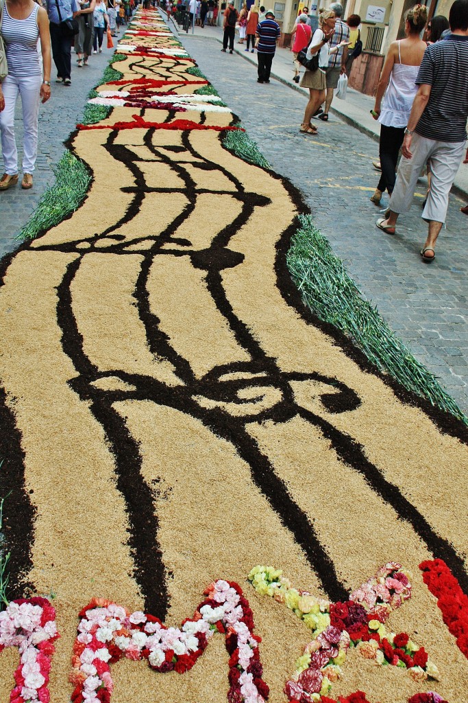 Foto: Alfombras de flores - La Garriga (Barcelona), España