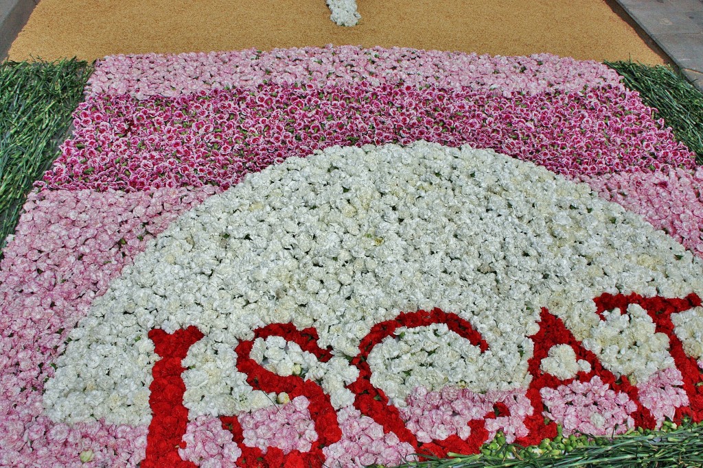 Foto: Alfombras de flores - La Garriga (Barcelona), España