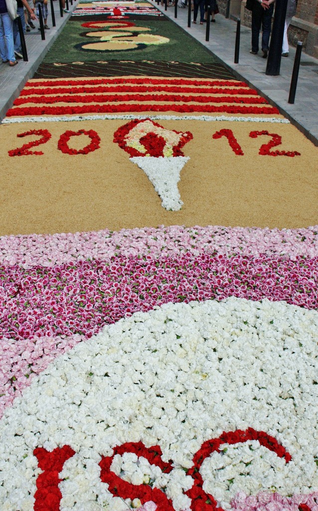 Foto: Alfombras de flores - La Garriga (Barcelona), España