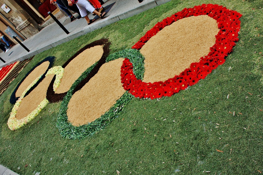 Foto: Alfombras de flores - La Garriga (Barcelona), España