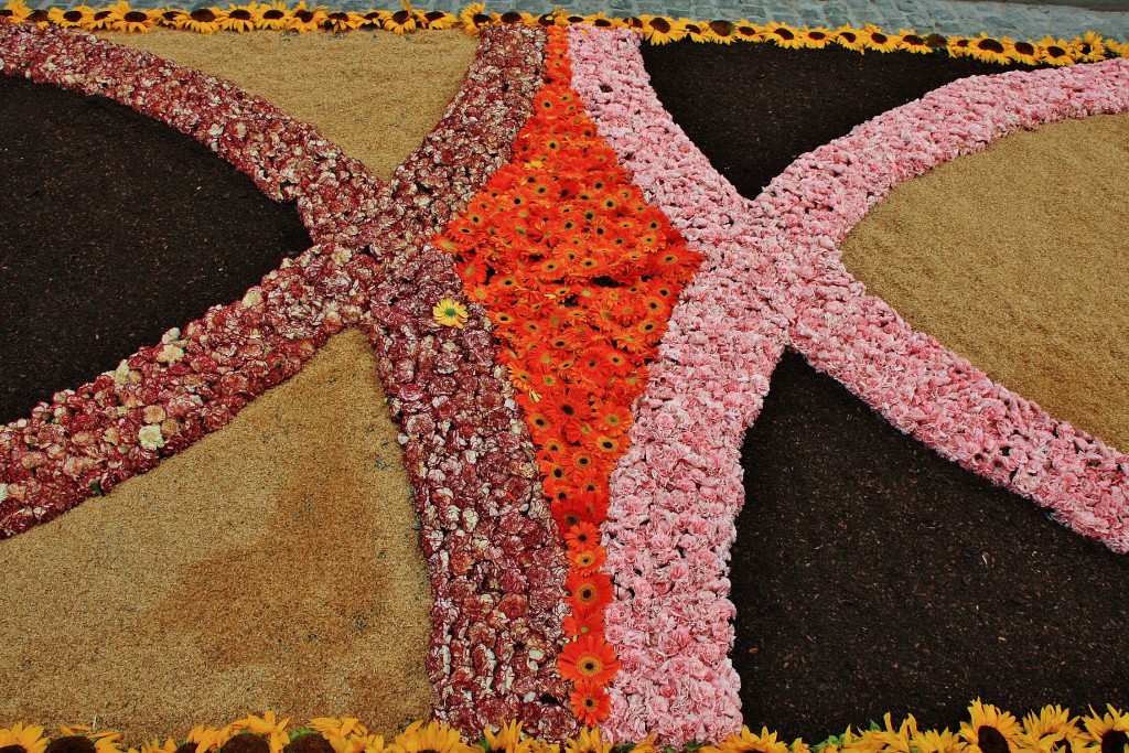 Foto: Alfombras de flores - La Garriga (Barcelona), España