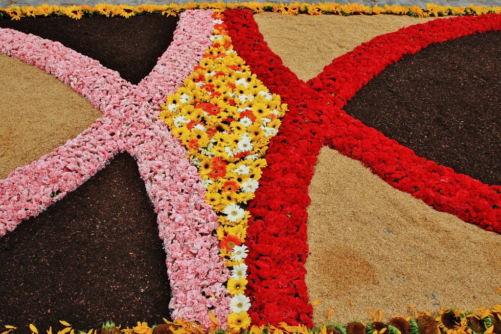 Foto: Alfombras de flores - La Garriga (Barcelona), España