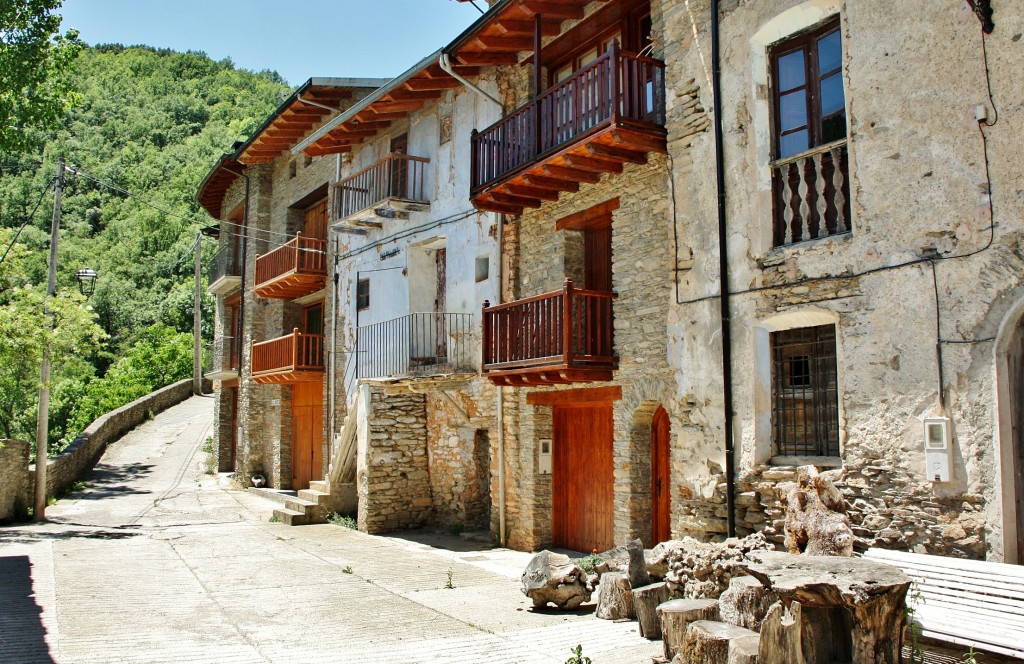 Foto: Vista del pueblo - Castellbò (Lleida), España